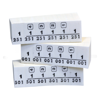 BLOMARBIA - Blocchetti numerati bianco