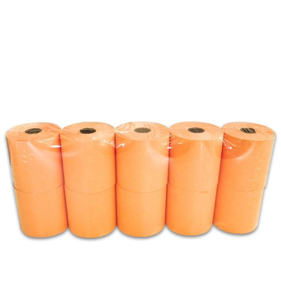 Rotoli computer hydrofix arancio 76mm