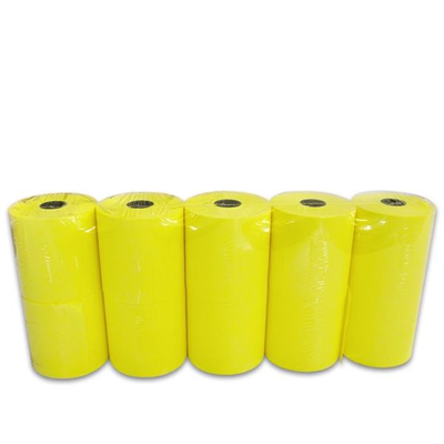 Rotoli computer hydrofix giallo 76mm